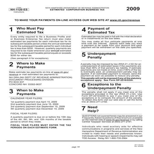  	 Estimated Corporation and Combined Group Business Tax Quarterly Payment Forms