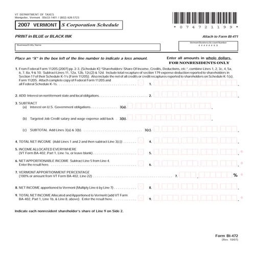  W-4VT - Employee Withholding Certificate 
