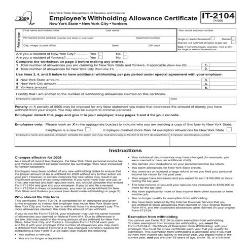 it2104_409_fill_in  holding Allowance Certificate