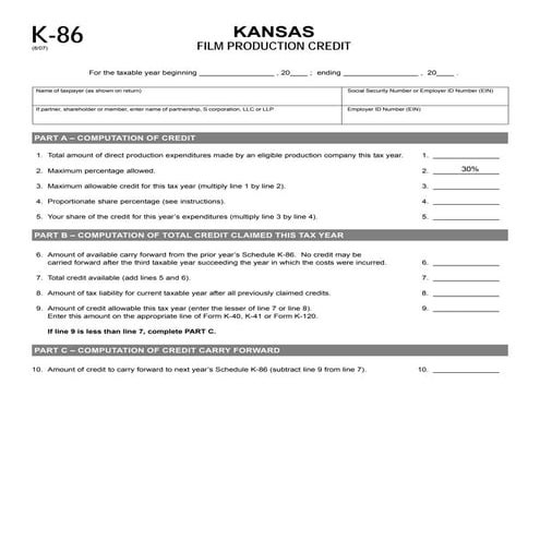 Telecommunications Credit (K-36) | PDF