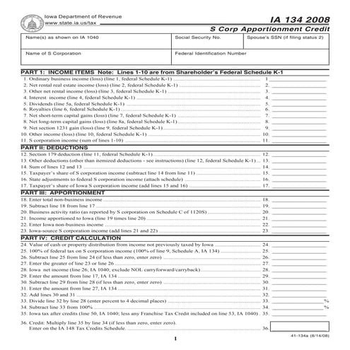 state.ia.us tax forms 0841134 | PDF
