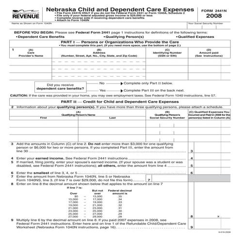 revenue.ne.gov tax current f_2441n