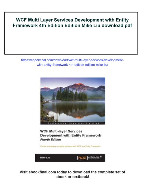 WCF Multi Layer Services Development with Entity Framework 4th Edition Editio...