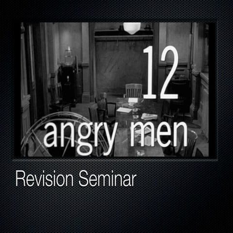 12 Angry Men Slide Show