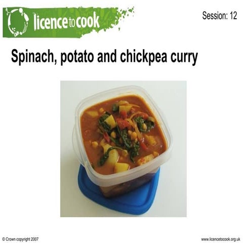 12a Spinach Curry