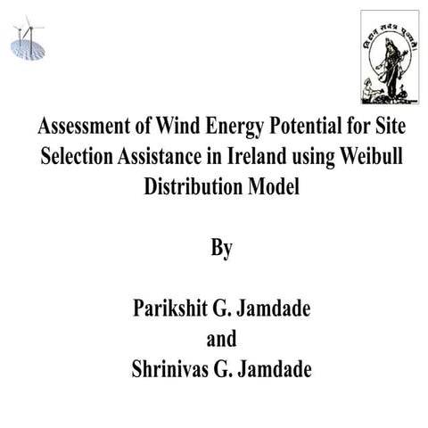 12 assessment of wep for ssa in ireland using wdm