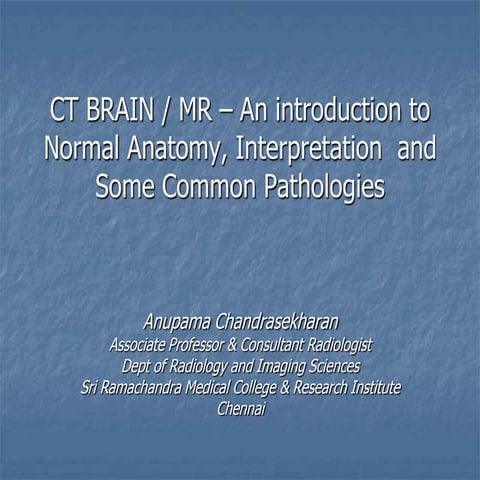 Brain mri reports | DOC