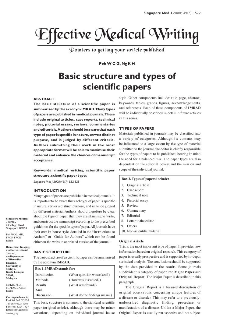 1 2 basic_structure_and_types_of_scientific_papers