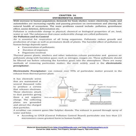 12 biology notes_ch16_environmental_issues