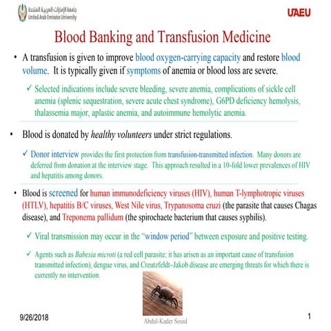 Blood banking and transfusion medicine i&amp;ii