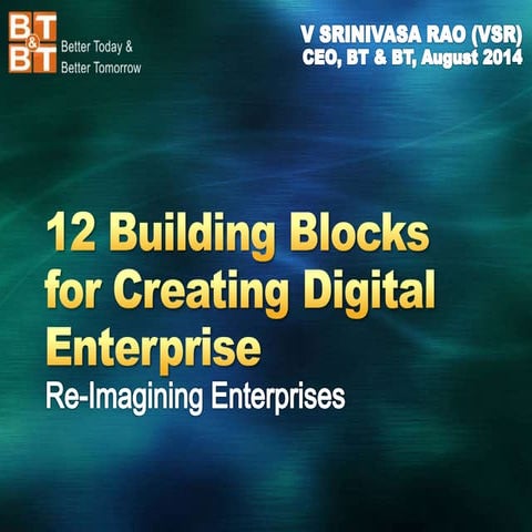 12 building blocks of digital enterprise