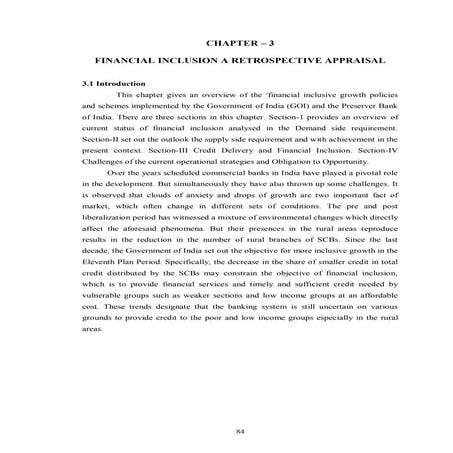 A Study of the Role of Financial Inclusion in Womens Empowerment | PDF