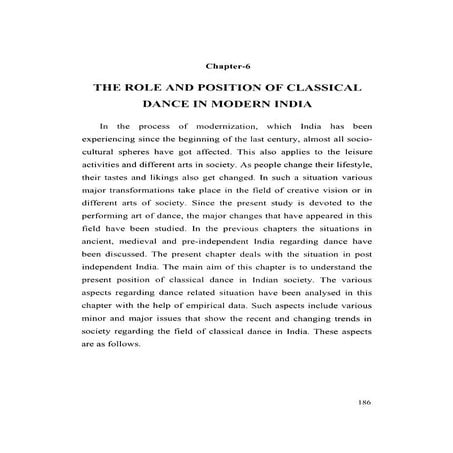 Diploma In Indian Classical Dance | PDF