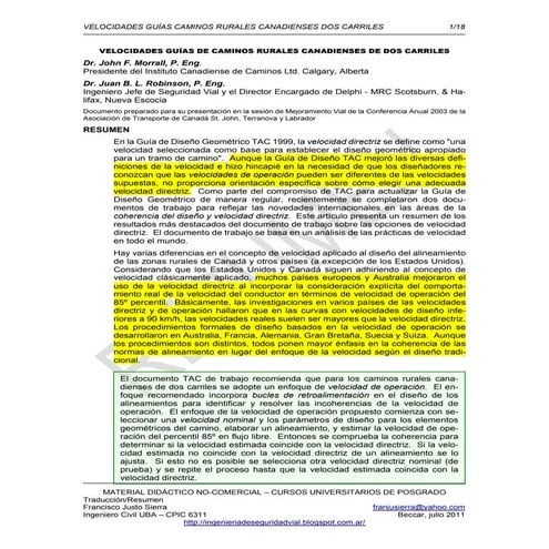 12 chil morrall 2003 velocidad directrizcanada