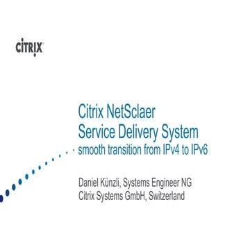 12. Smooth migration from IPv4 to IPv6 with Citrix NetScaler - Daniel ...