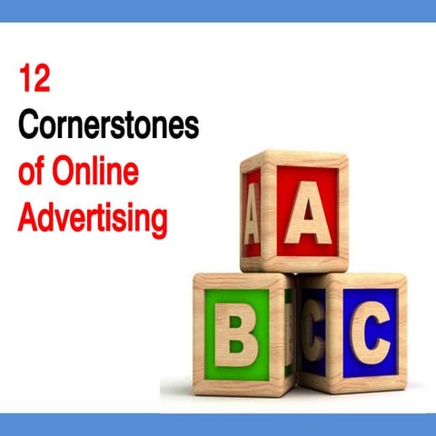 12 cornerstones of online marketing