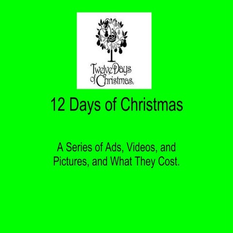 12 days of Christmas