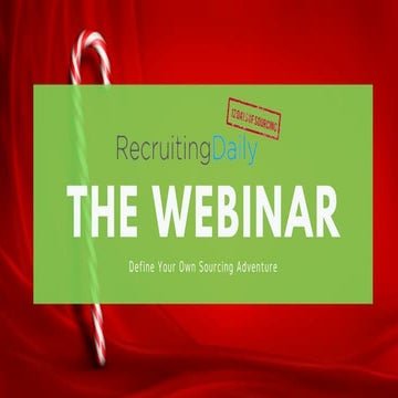 12 Days of Sourcing - The Webinar