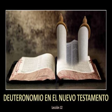12 deuteronomio en el nt