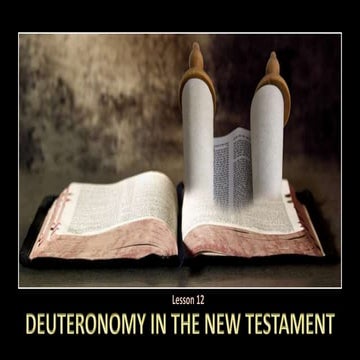 12 deuteronomy in the nt