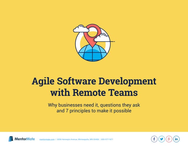 Agile Software Development with Remote Teams