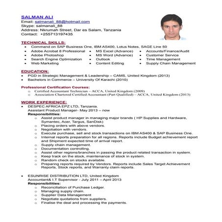 SALMAN ALI - Resume-2