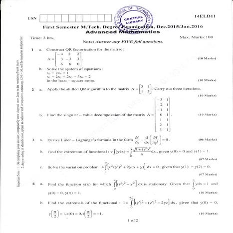 1st and 2nd Semester M Tech: VLSI Design and Embedded System (Dec-2015; Jan-2...