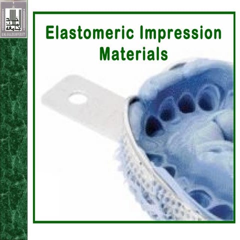 elastomeric Impression DENTAL material