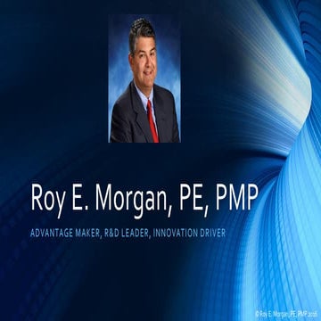 Roy E Morgan-Bio Presentation 2-16e
