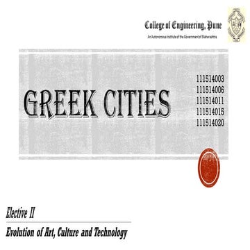 12 Greek Cities