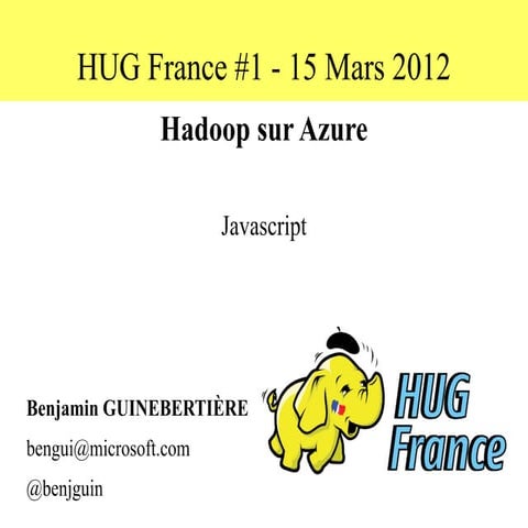 Hadoop on Azure