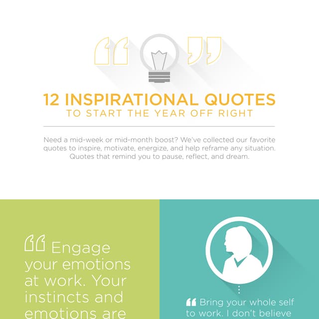 12 Inspirational Quotes to Start the Year Off Right