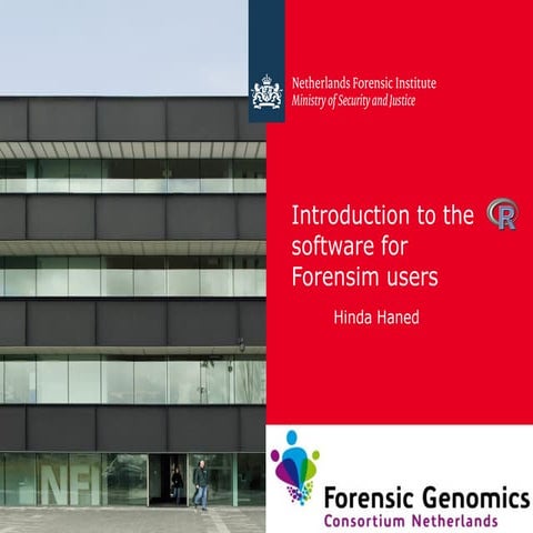 Introduction to the R software for Forensim and LRmix users