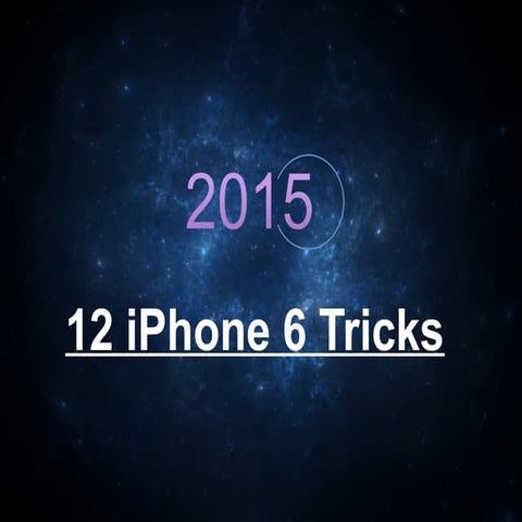 12 iPhone 6 tricks