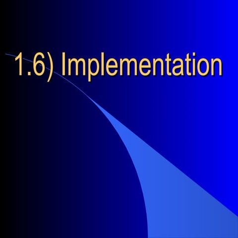 12 ipt 0106/7   Project Implementation & Testing
