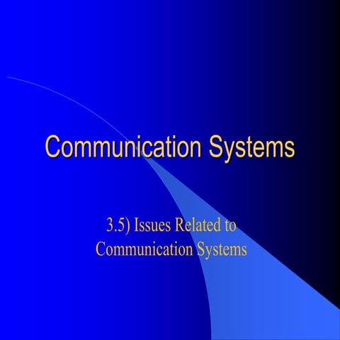 12 ipt 0305   Communication Issues