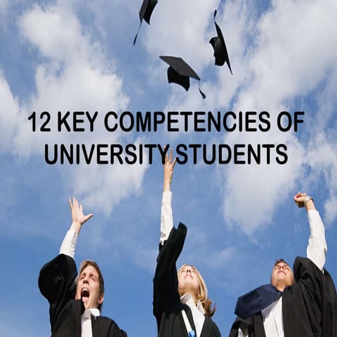 12 key competencies of university students
