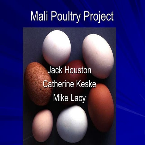 Livestock-Climate Change CRSP Annual Meeting 2011: Mali Poultry Project Updat...