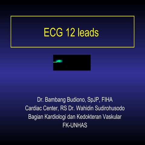 ECG (elektro Cardio graf)