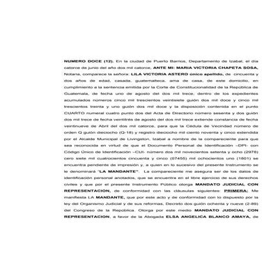 Mandato Especial Judicial