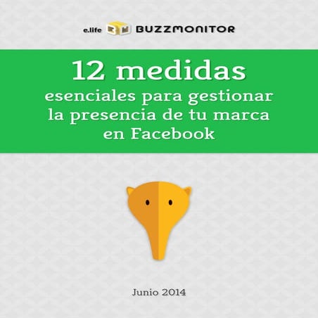 12 medidas esenciales para gestionar la presencia de tu marca en Facebook