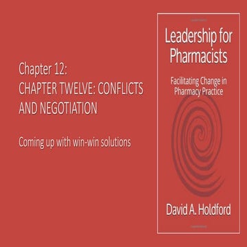 Negotiating and conflict management