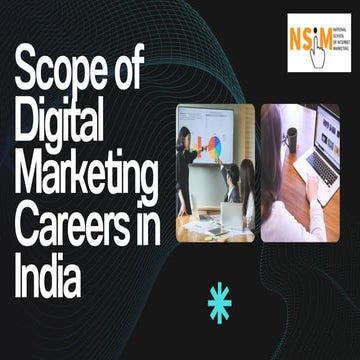 Scope of Digital Marketing Careers in India | PDF