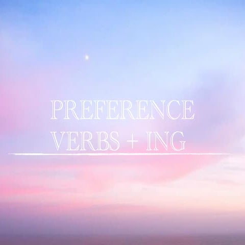 Preference + ing Bertha & Judith V