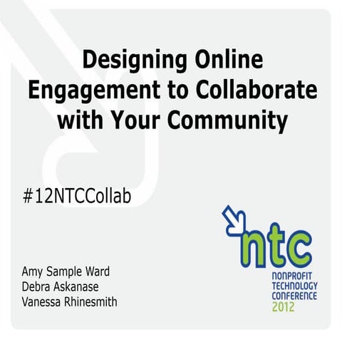 Designing Online Engagement to Collaborate with Your Community