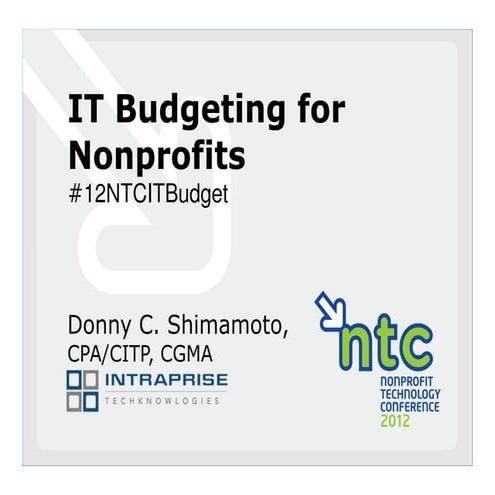 IT Budgeting for Nonprofits