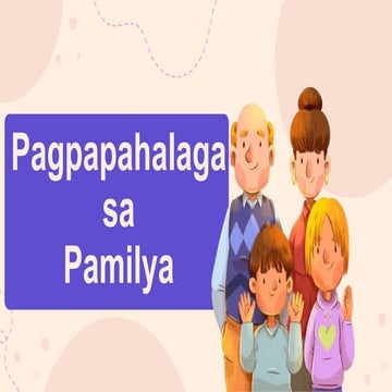 Home Economics and Livelihood Education_Pagpapahalaga sa Pamilya.pptx