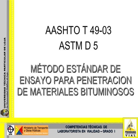 Método Estandar para Penetracion De Materiales Bituminosos  02