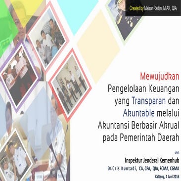 pengelolaan keuangan yang transparan dan akuntable melalui akuntansi ...