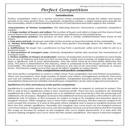 12 Perfect competition